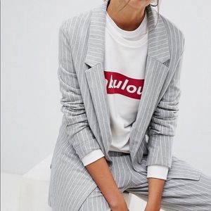 Stradivarius Grey Blazer